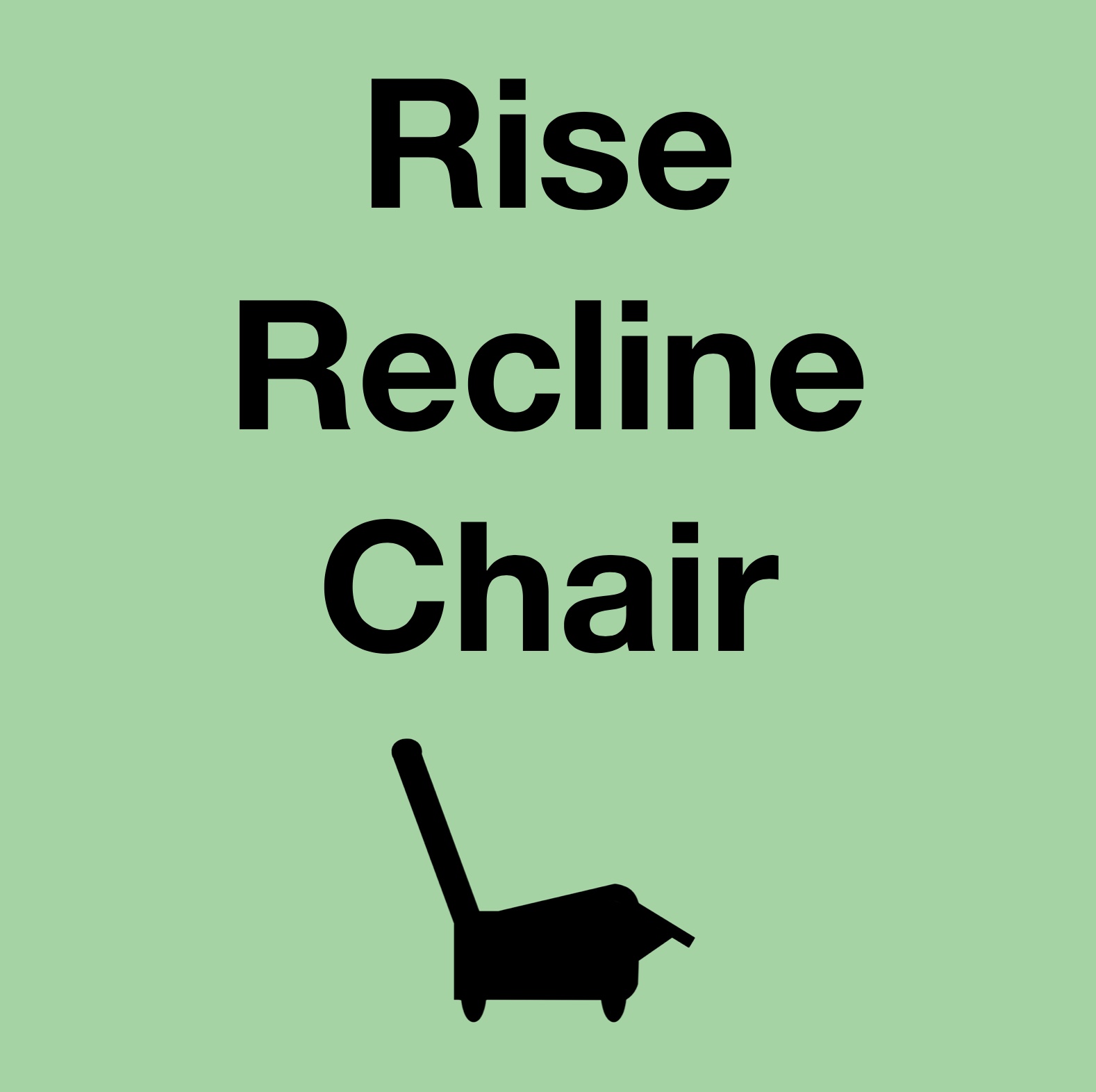 Rise And Recline Chair In Equipment Hire